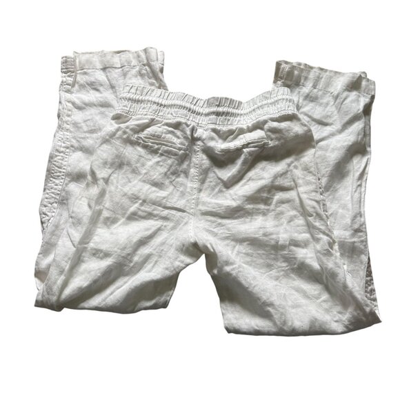 Athleta Straight Leg Pants Women's Size 8/T White Minimalist Stretch Everyday - Picture 11 of 12